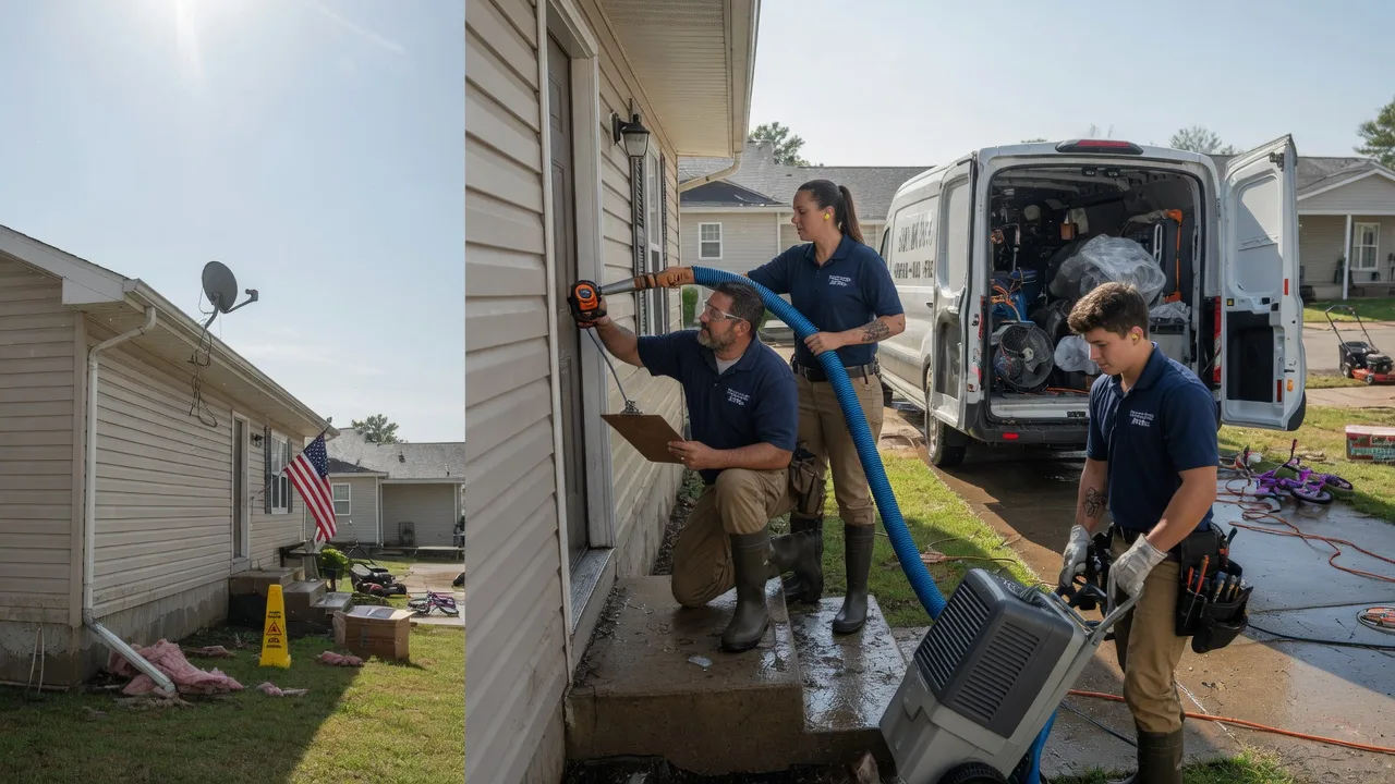 Ceiling Water Damage Restoration in Rowlett, TX near me